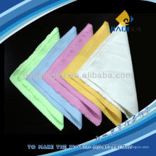 optical cleaning cloth with ultrasonic edge